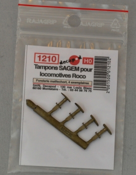 Decapod - Tampons SAGEM pour locomotives Roco (H0)